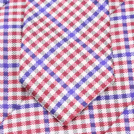 Patriot - Red, White, and Blue Gingham Patterned Necktie