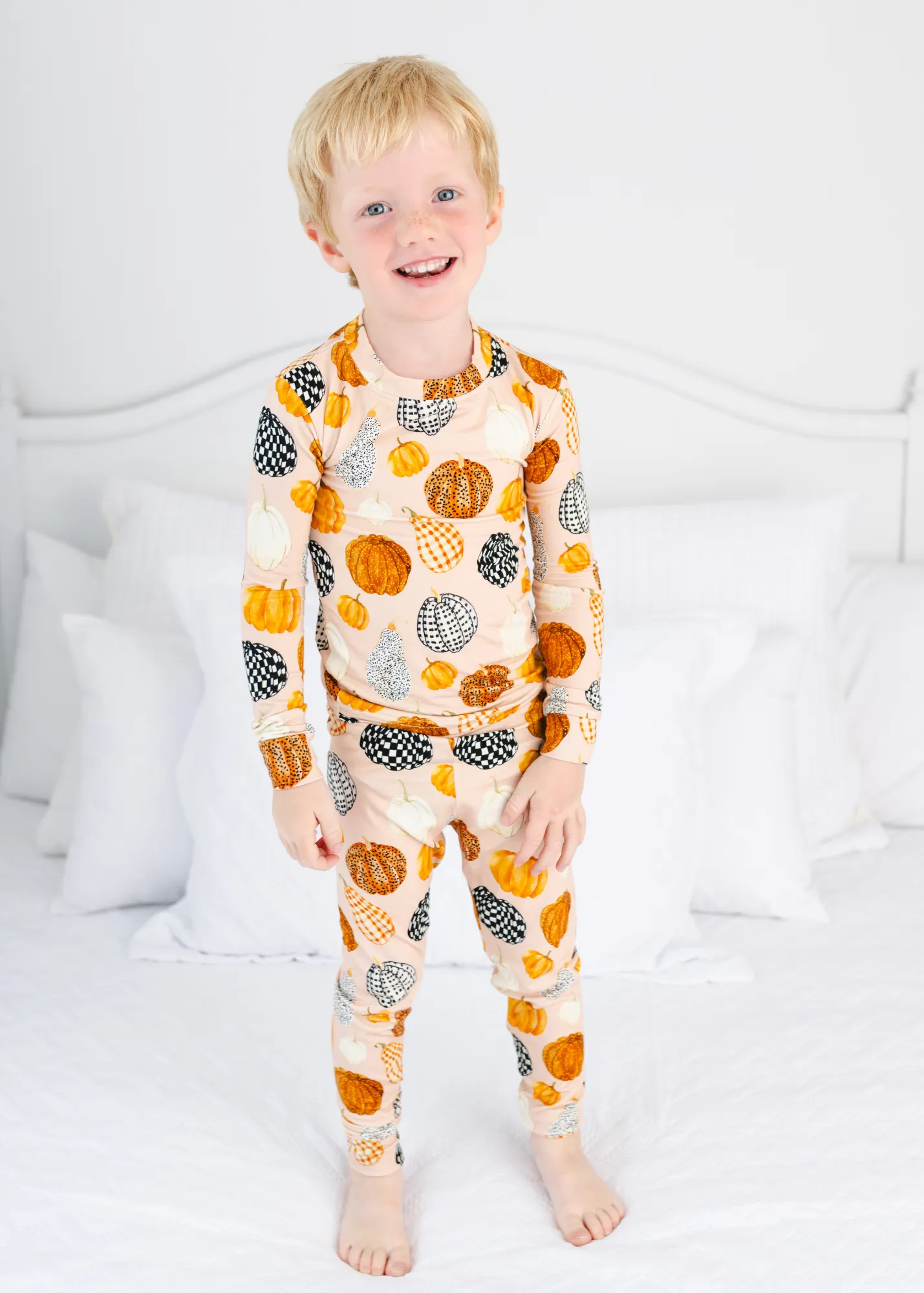 Patterned Pumpkins Jammies