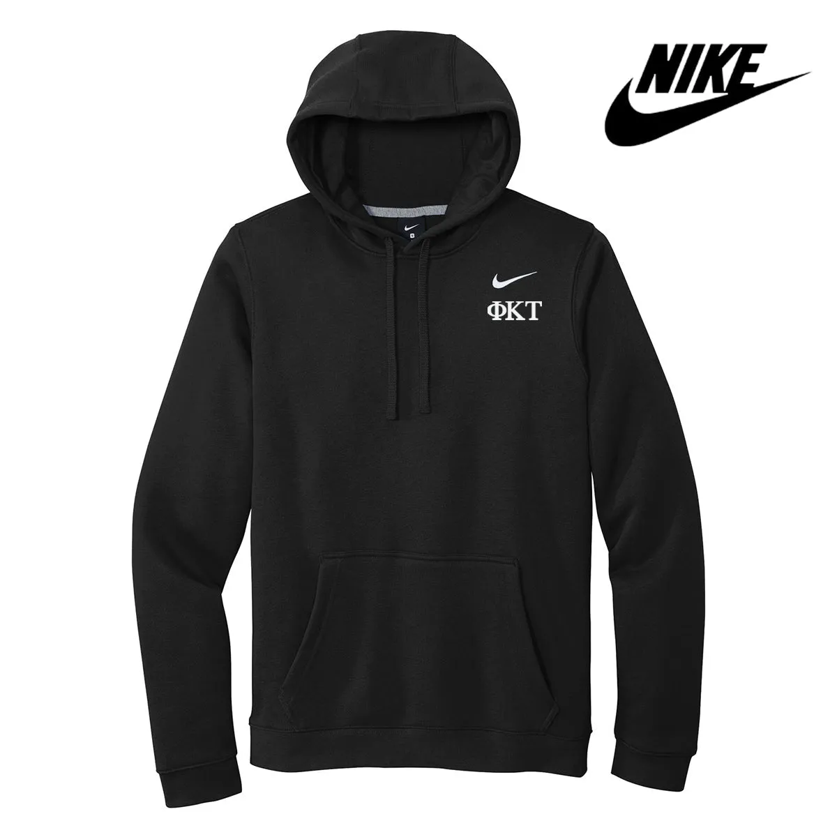 Phi Tau Nike Embroidered Hoodie