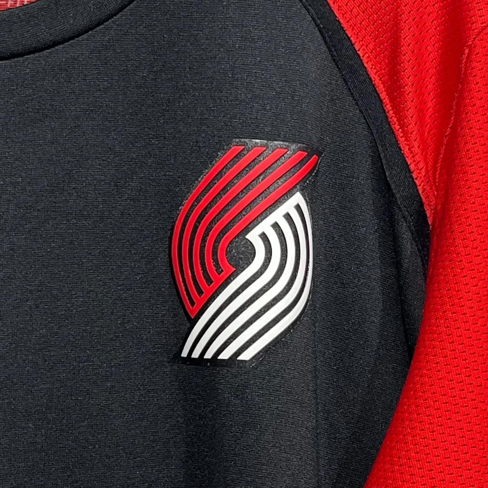 Portland Trail Blazers 2018/19 Game Worn Warmup Shirt XL