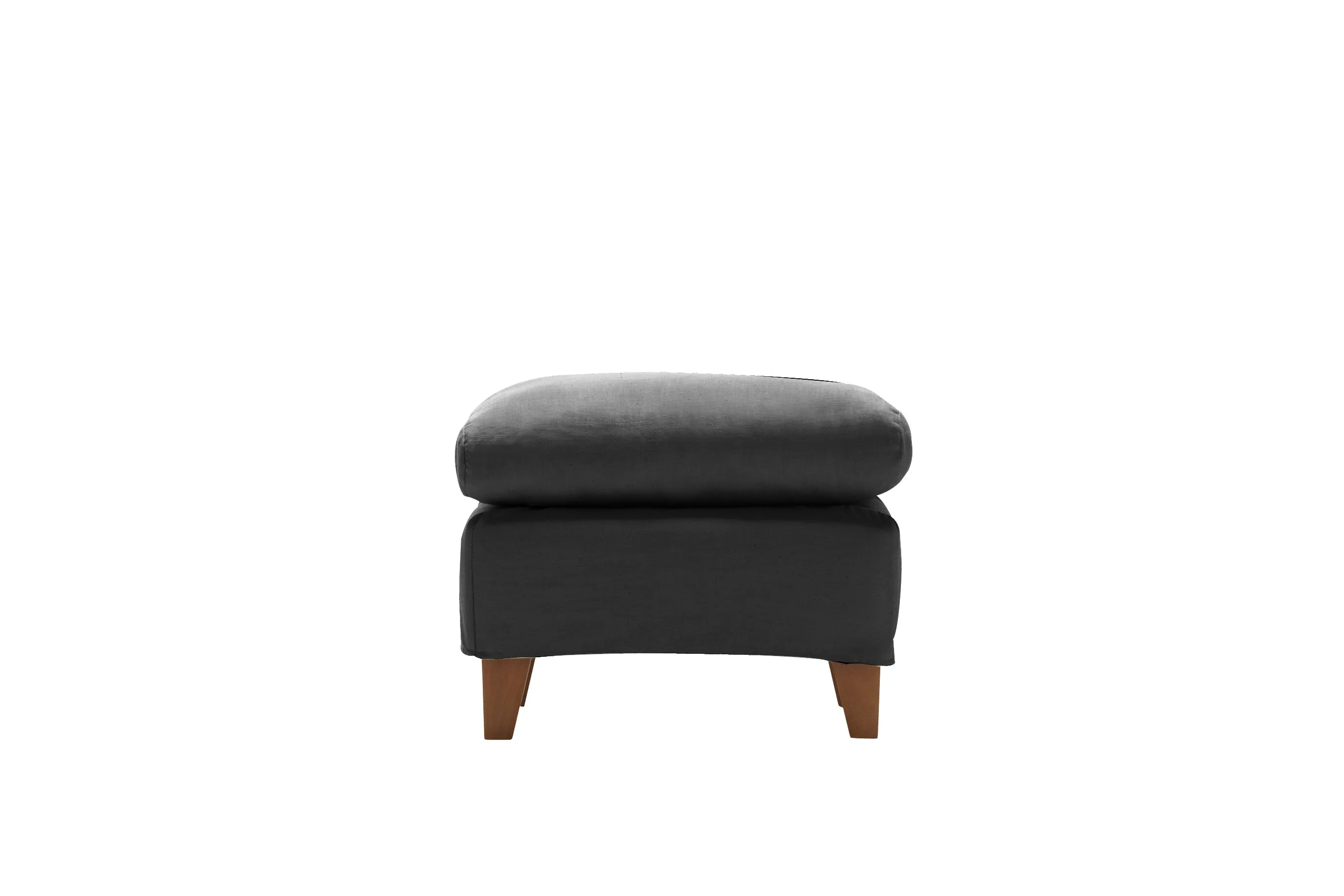 Positano | Footstool Extra Loose Cover | Capri Dark Grey