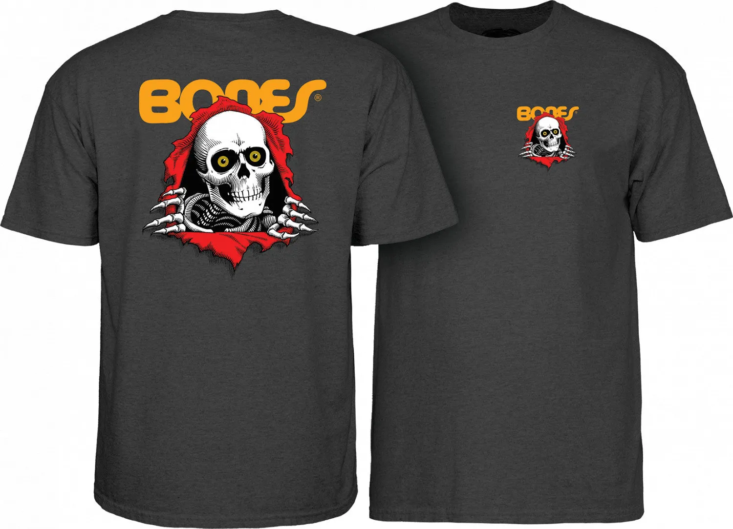 Powell Peralta Ripper T-Shirt - Charcoal Heather