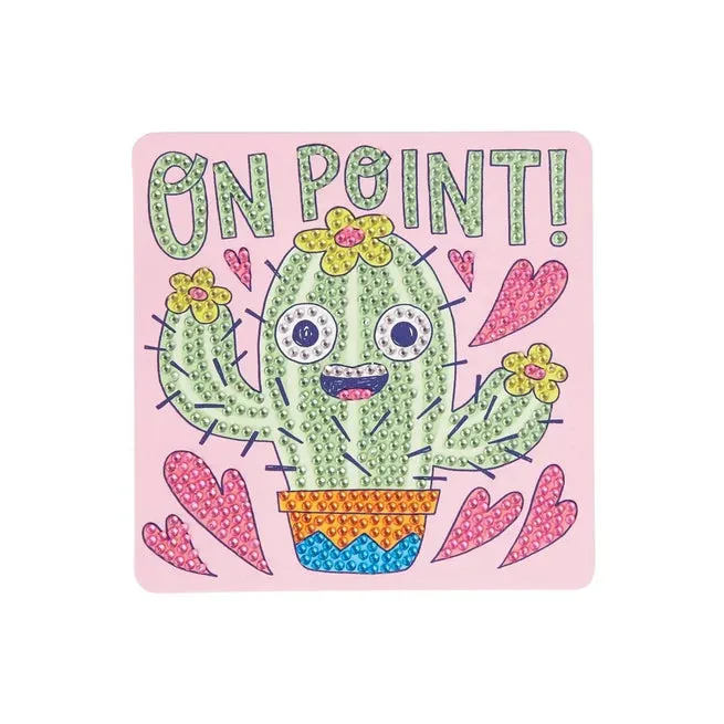 Razzle Dazzle DIY Mini Gem Art, Cheery Cactus