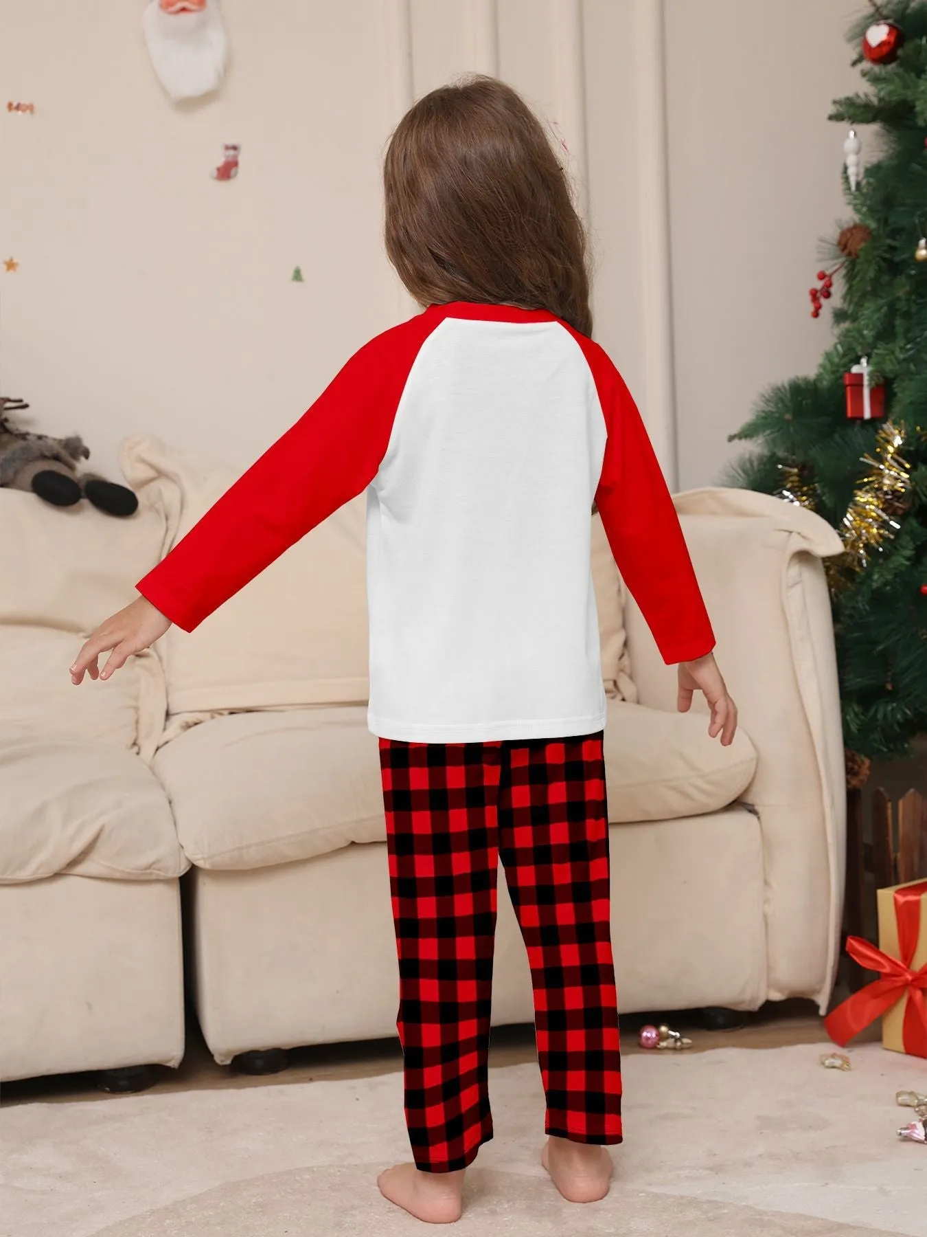 Red Car Printed Family Matching Christmas Pajamas Sets