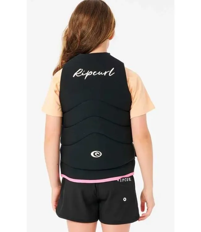 Ripcurl Dawn Patrol Girls Life Vest (2025) - Black