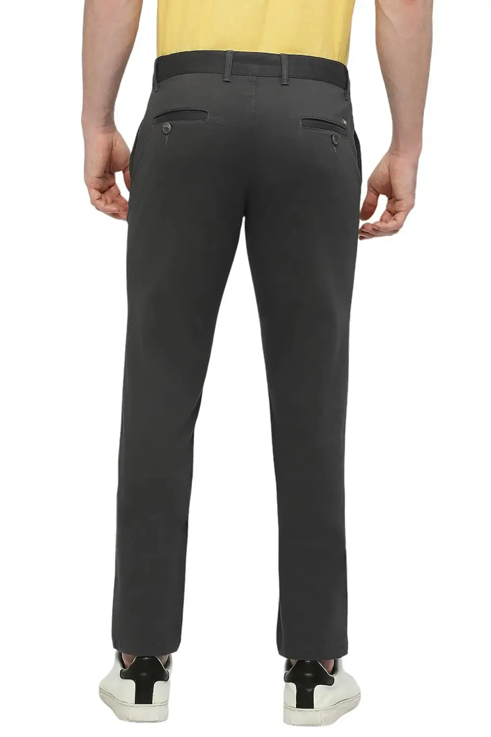 Skinny Fit Cotton Stretch Dobby Trousers