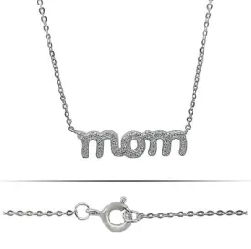 Sterling silver mom necklaces