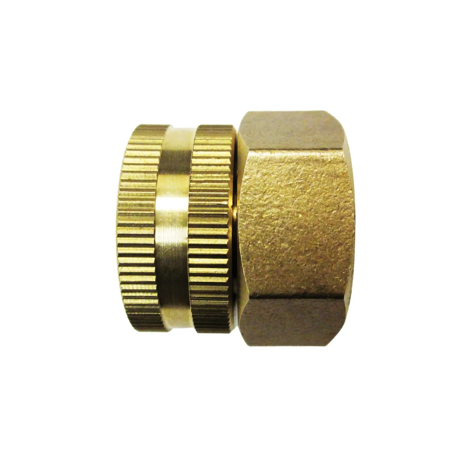 Sun Joe SPX-BSC Universal Dual Swivel Brass Double Female Connector | 3/4-Inch by 3/4-Inch for SPX Series and Others