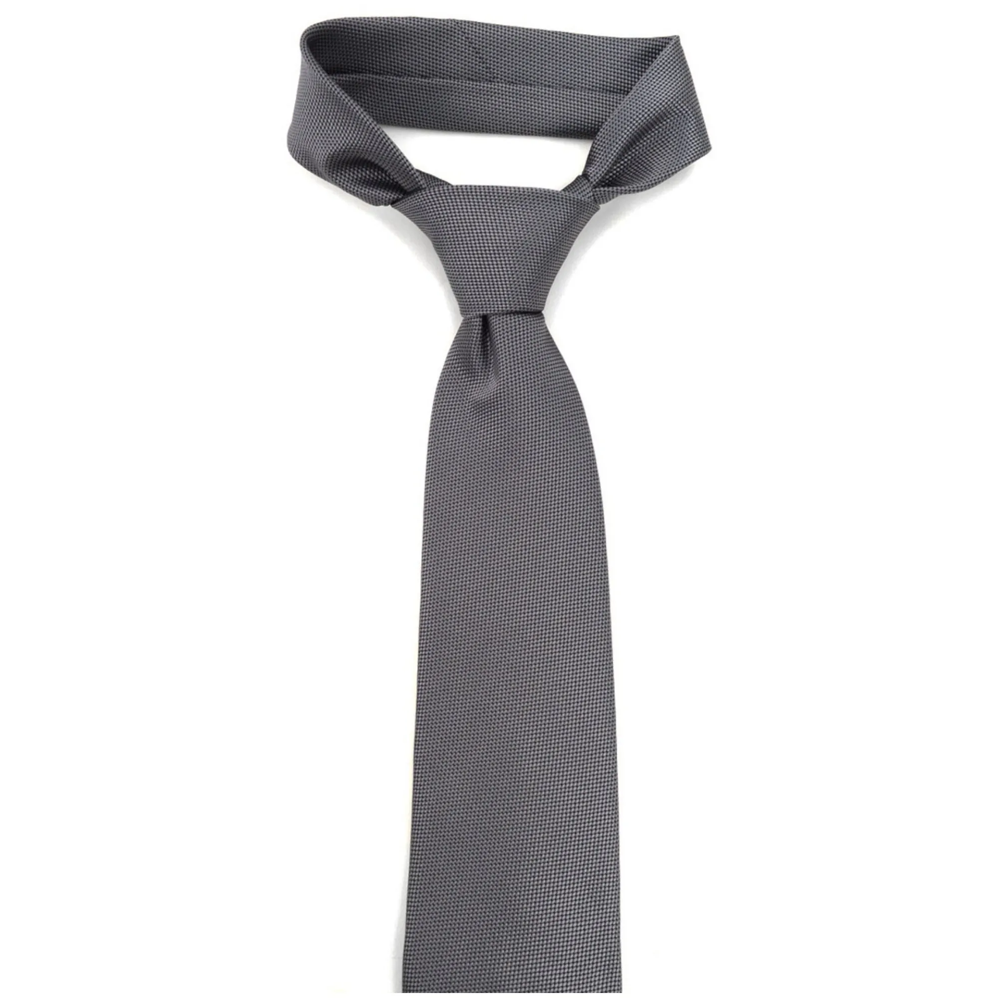 TheDapperTie Boy's Solid Color Microfiber Poly Woven 2.5 Inch Wide And 49 Inch Long Necktie