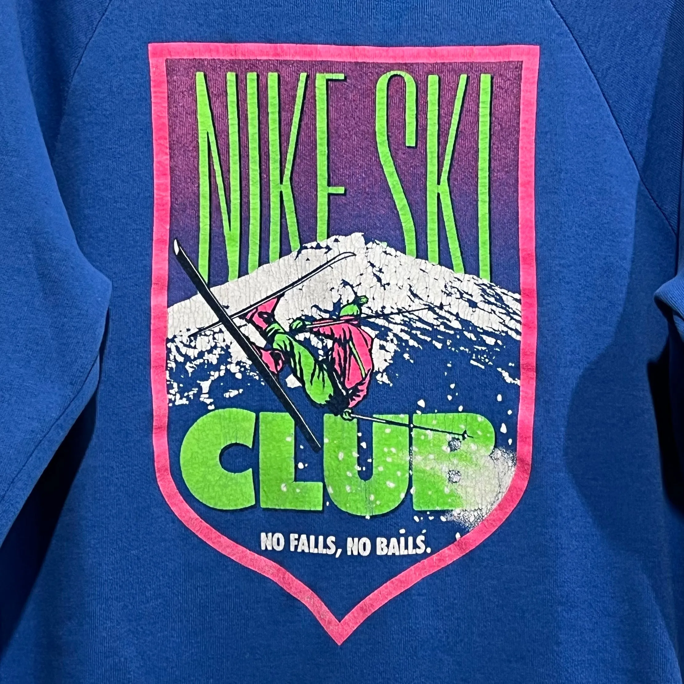 Vintage Grey Tag Ski Club Sweatshirt L