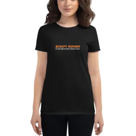 Women's Adaptavist ScriptRunner Retro Design t-shirt  MC