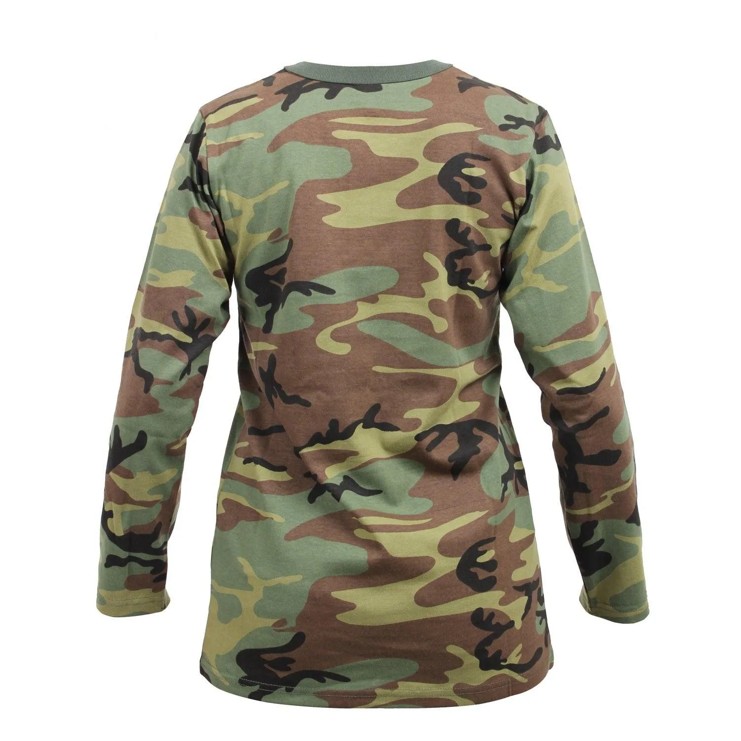 Womens Long Sleeve Camo T-Shirt