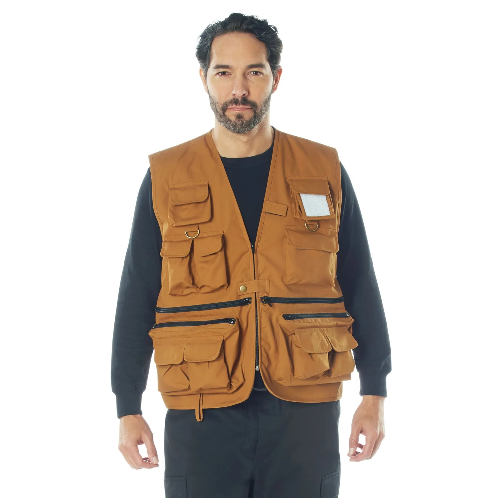 Work Brown - Fishing and Travel Vest 17 Pockets