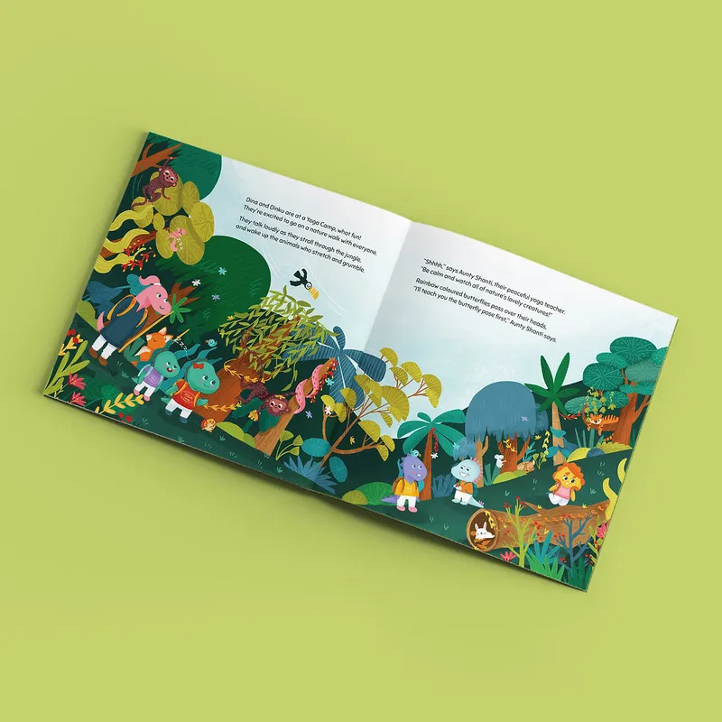 Yoga in the Jungle Activity Book