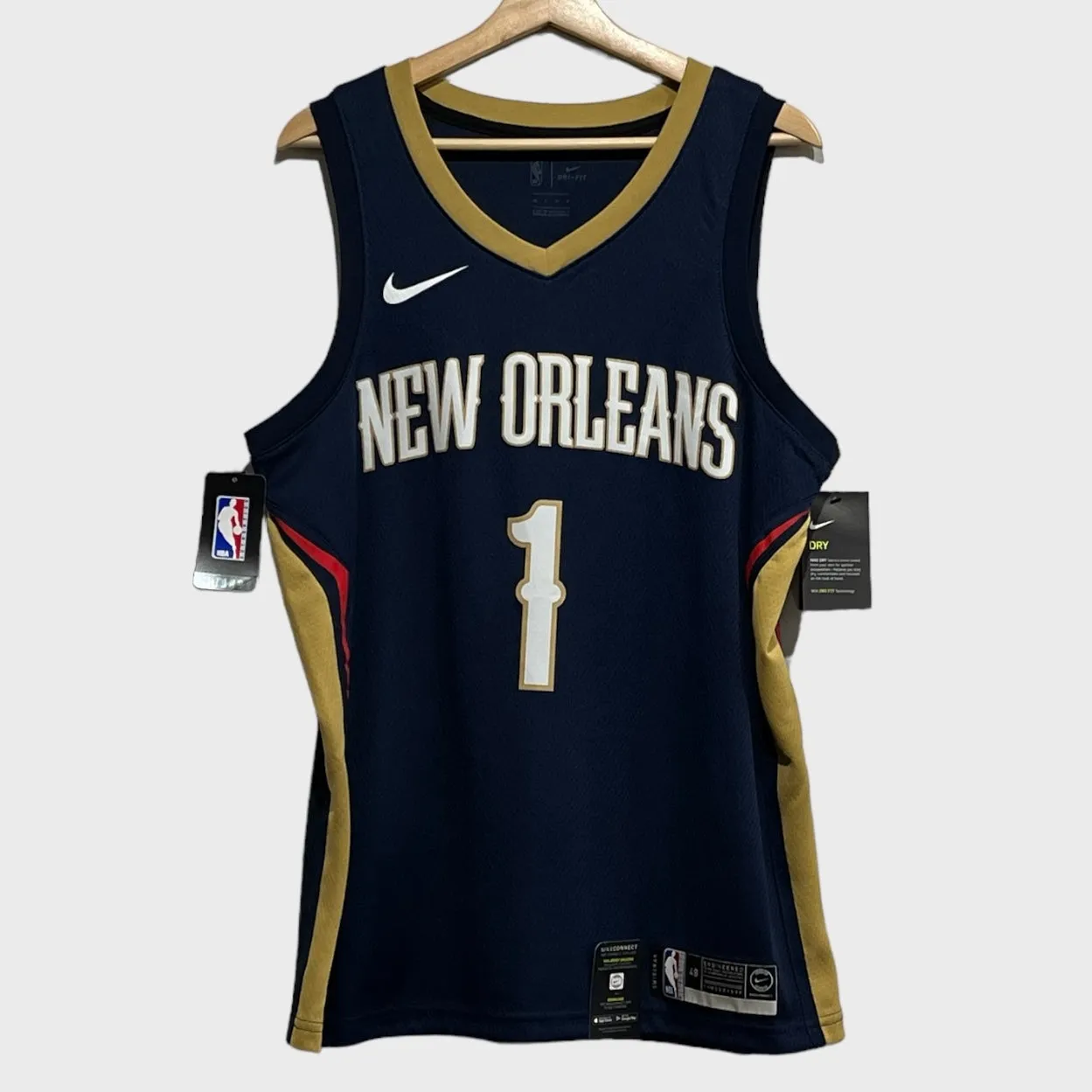 Zion Williamson New Orleans Pelicans Jersey L